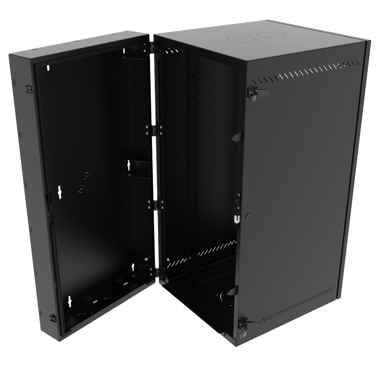 Vertiv VR Rack GL48WMCMP-B-SE-00-00 rack cabinet 25U Wall mounted rack Black – image 3