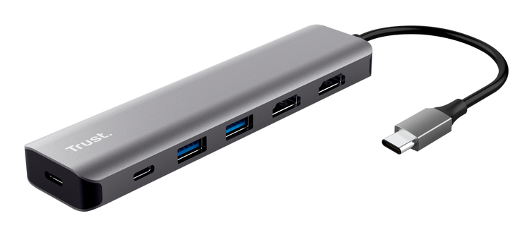 Trust Dalyx Wired USB 3.2 Gen 1 (3.1 Gen 1) Type-C Grey