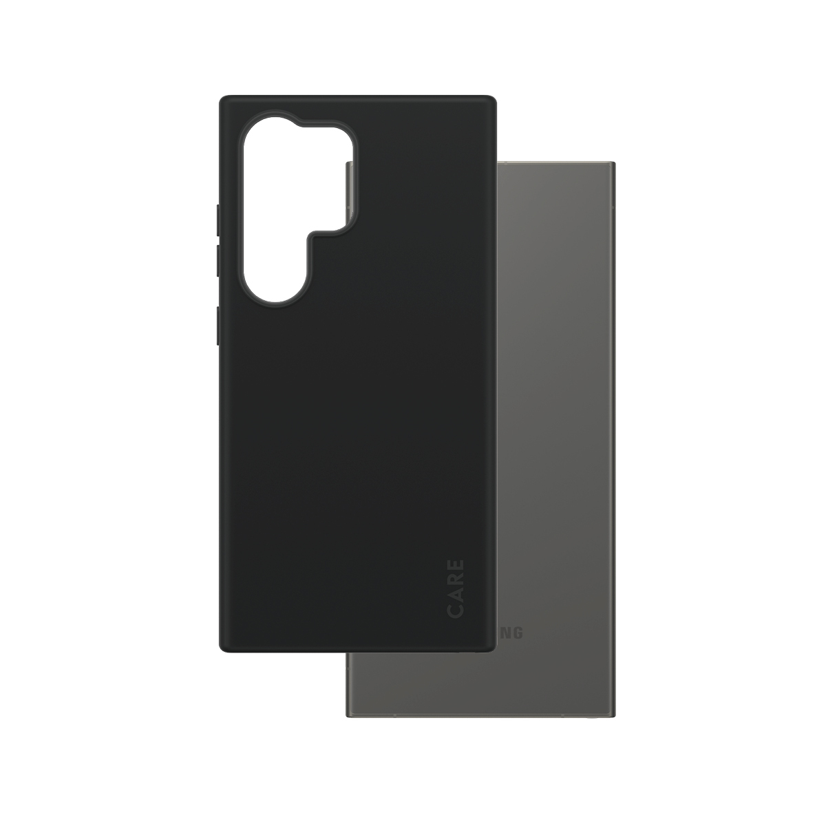 PanzerGlass CARE by Fashionable Case Black Samsung S24 Ultra custodia per cellulare Cover Trasparente