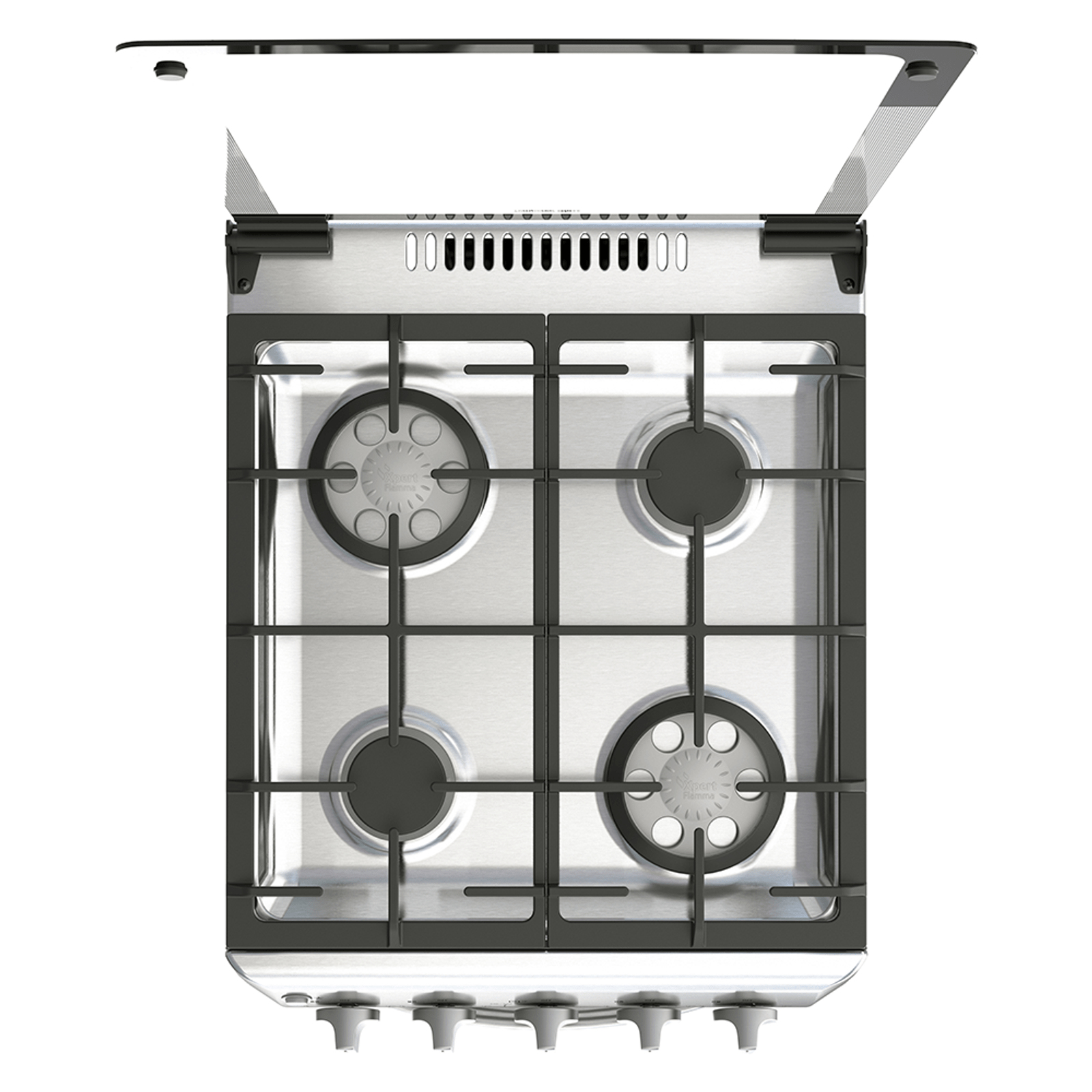 Whirlpool WWR7000S stove Freestanding Natural gas Silver – image 8