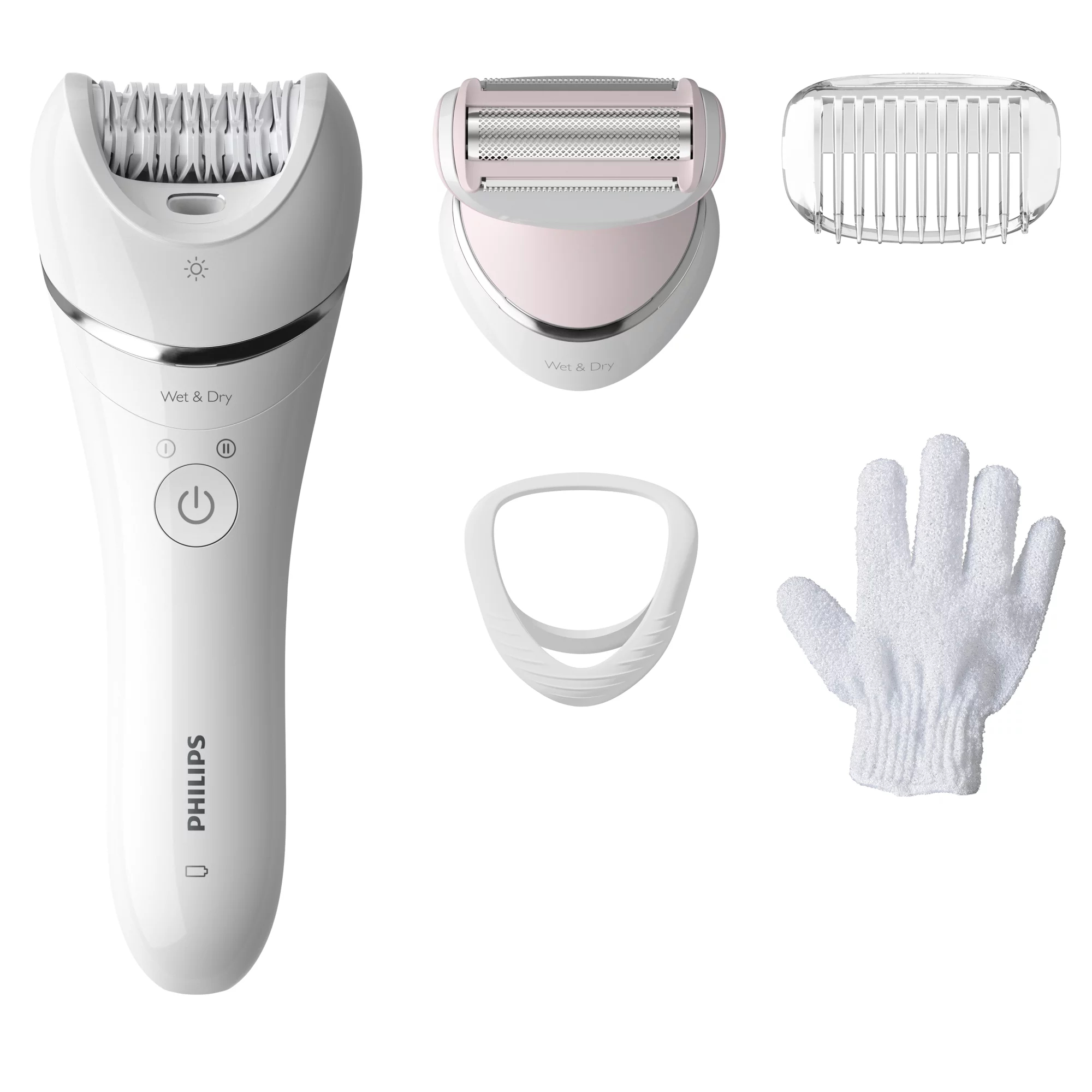 Philips BRE712/00 epilator 32 tweezers White