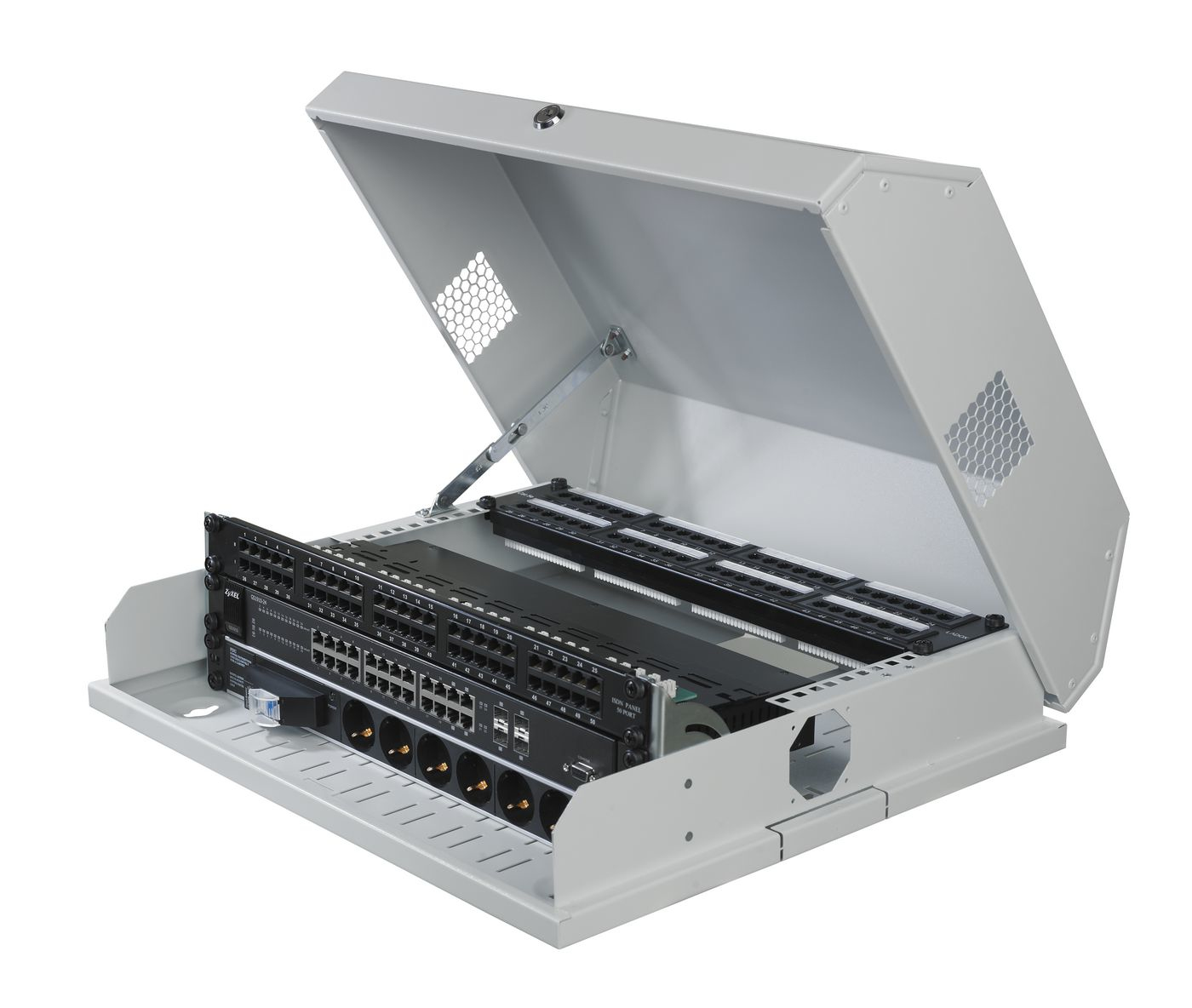 Lanview RWSLMWH rack cabinet 8U Wall mounted rack White – image 3