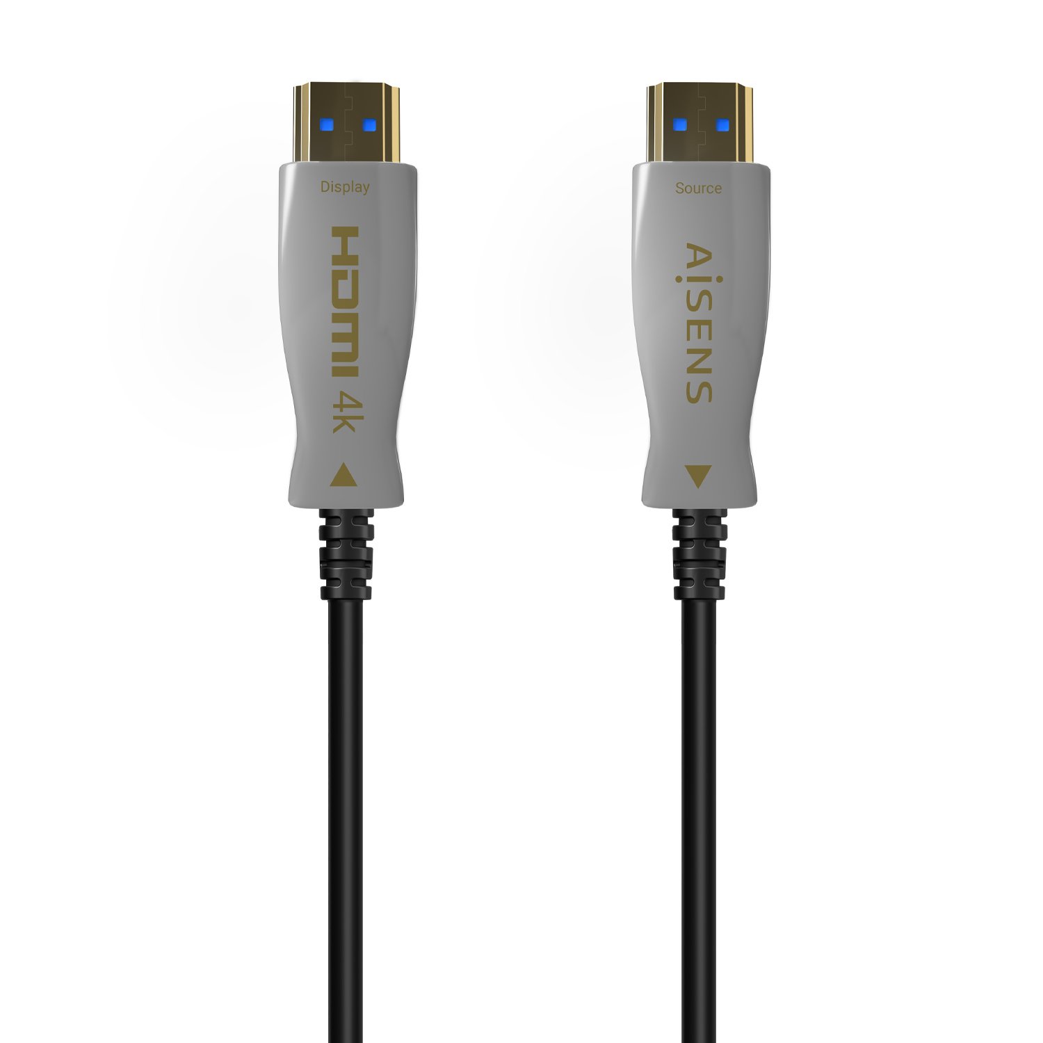 AISENS Cable HDMI V2.0 AOC Premium Alta Velocidad / Hec 4K@60Hz 4:4:4 18Gbps, A/M-A/M, Negro, 150m