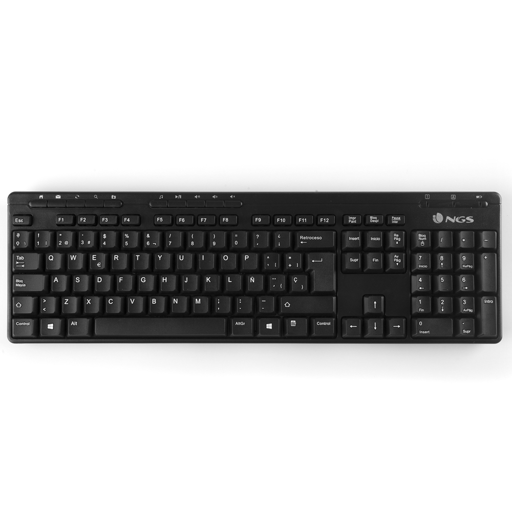 NGS EPSILONKIT keyboard Mouse included RF Wireless QWERTY English Black – image 3