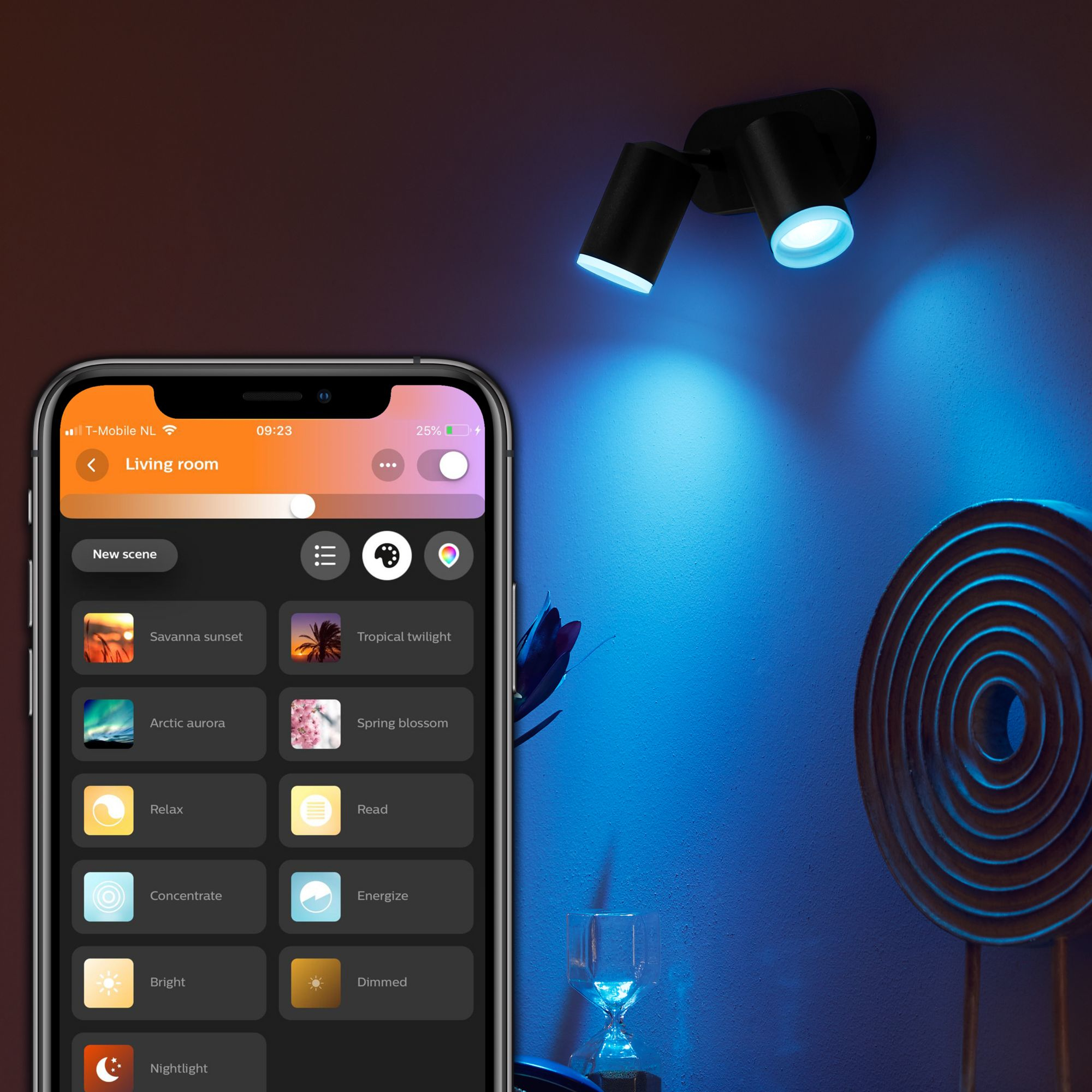 Philips by Signify Philips Hue White and colour ambience Fugato double spotlight – image 9