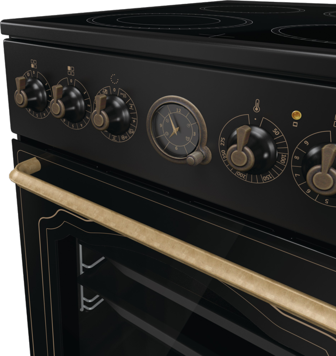 Gorenje GECS5B70CLB Freestanding cooker Electric Ceramic hob Black – image 9