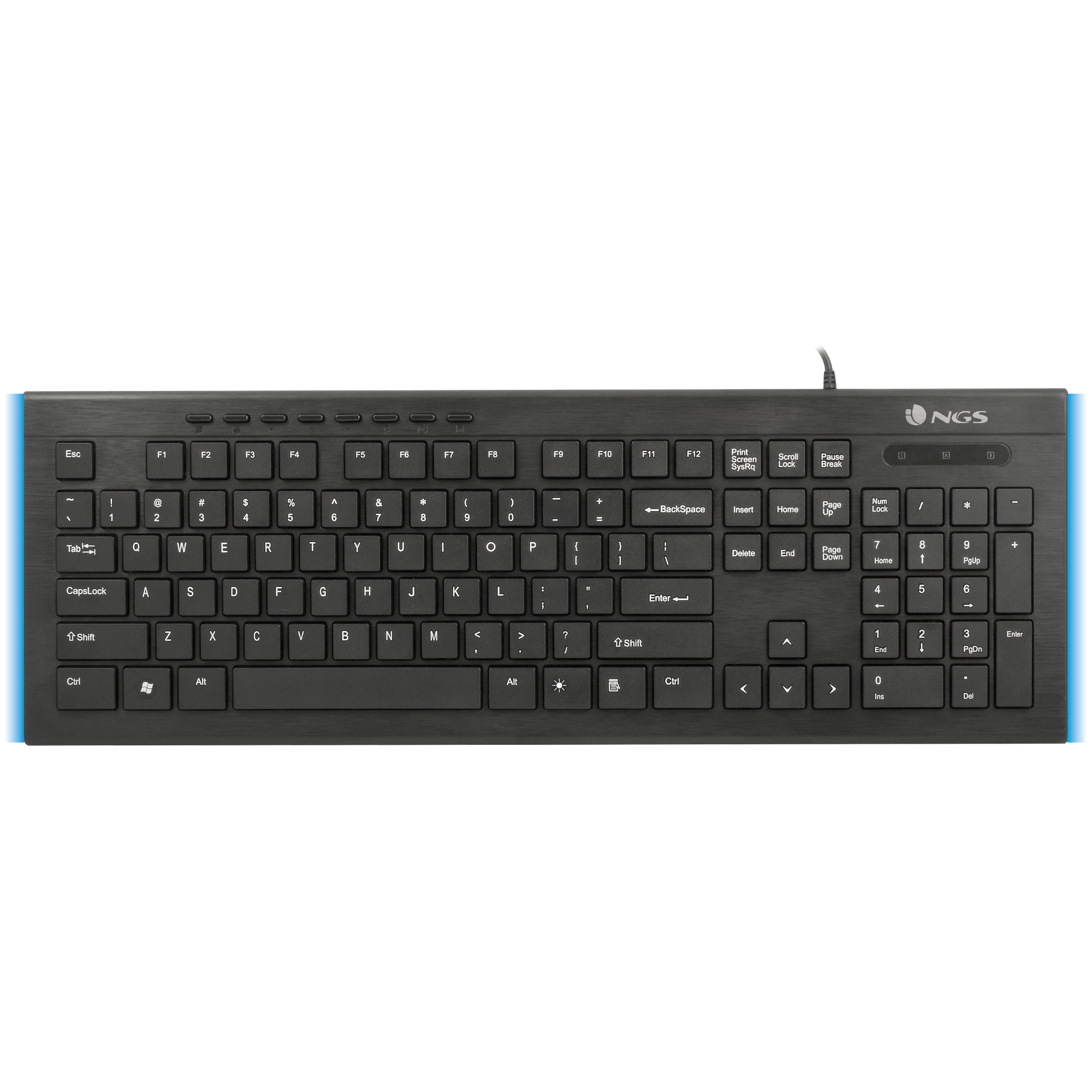 NGS Firefly keyboard USB Black