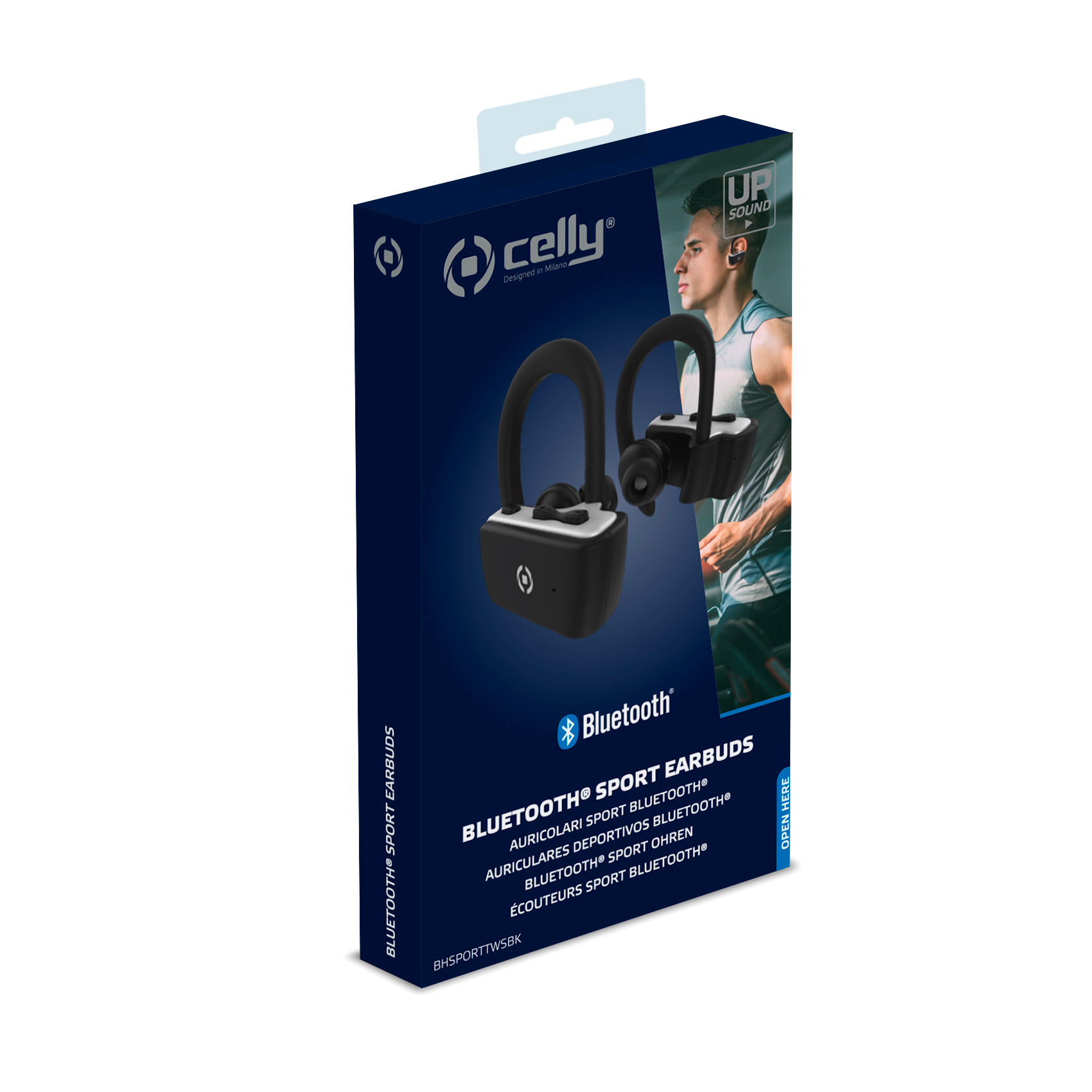 Celly BHSPORTTWS Headset Wireless Ear-hook Sports Micro-USB Bluetooth Black – image 7