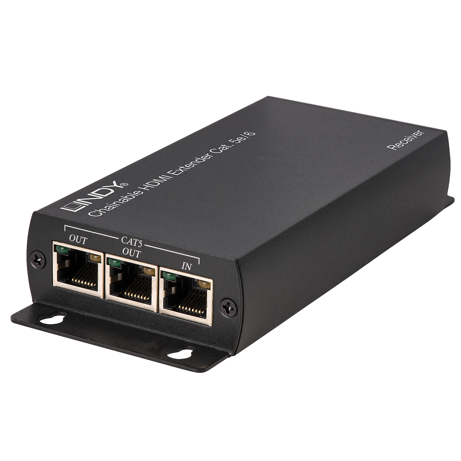 Lindy 38141 AV extender AV receiver Black