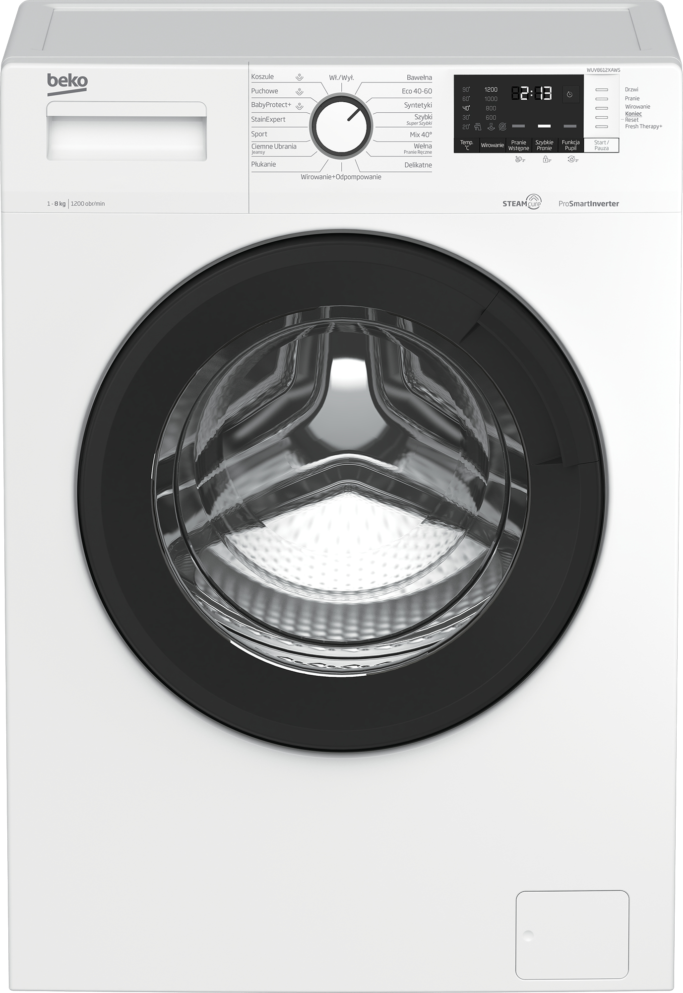 Beko WUV8612XAWS washing machine Front-load – image 1