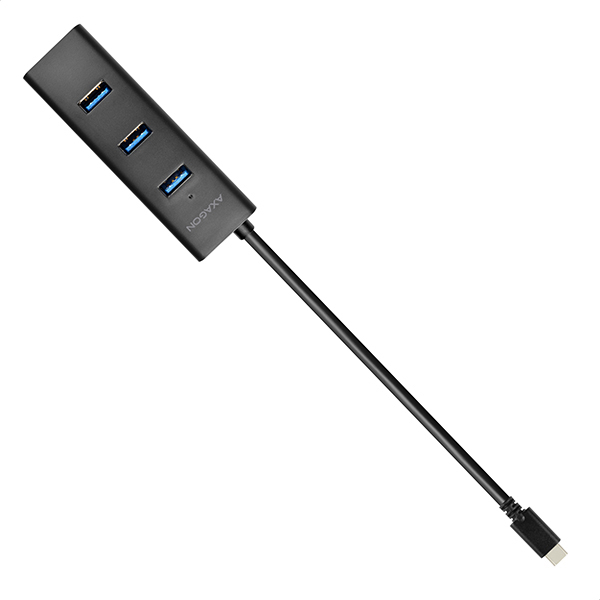 Axagon HUE-S2C interface hub USB 3.2 Gen 1 (3.1 Gen 1) Type-A 5000 Mbit/s Black – image 7