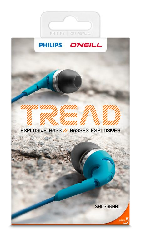 Philips O'Neill SHO2300BL/00 headphones/headset Wired In-ear Blue – image 3