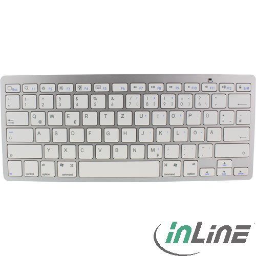 InLine 55372W keyboard Bluetooth QWERTZ German White – image 3