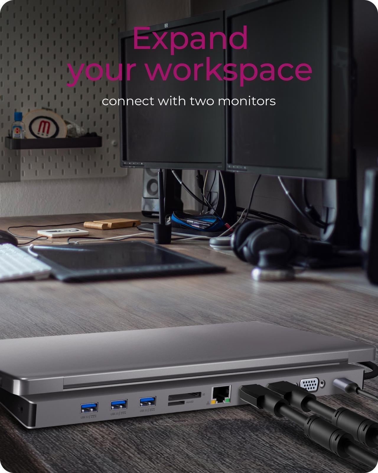 ICY BOX 11-in-1 via USB Type-C – image 7