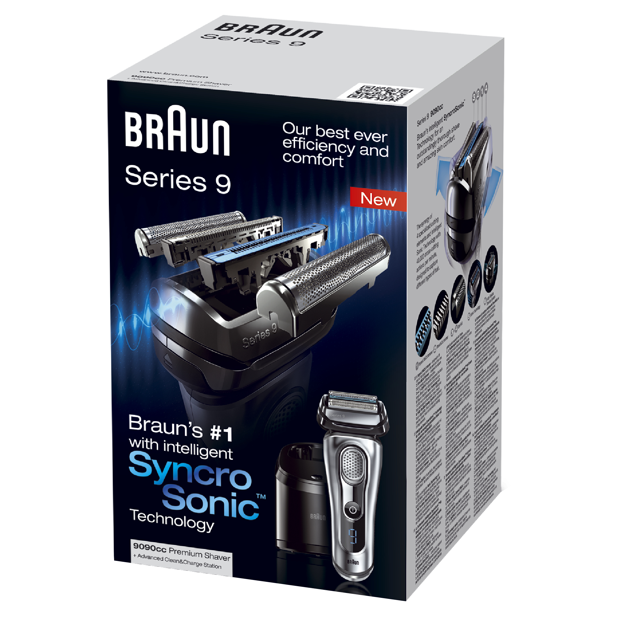 Braun 9090cc Foil shaver Silver – image 4