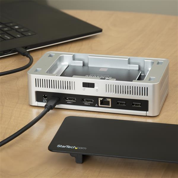 StarTech.com Dual-Monitor USB-C Dock for Windows - 2.5” SATA SSD/HDD Bay – image 7