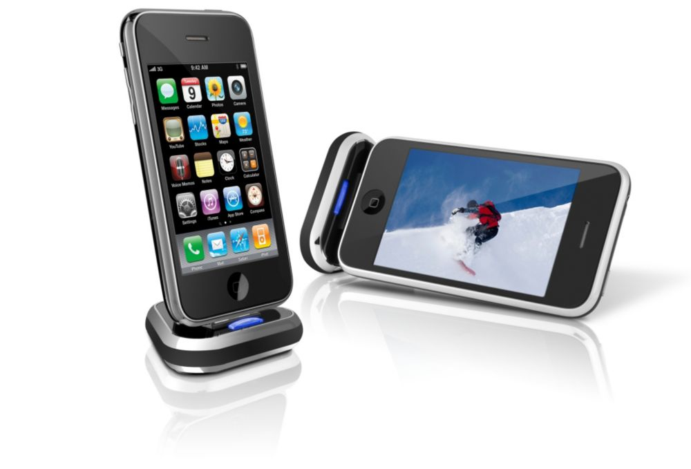 Philips DLM47100/97 mobile device dock station MP3 player / Smartphone Black, Silver – image 1