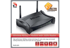 Trust Wireless ADSL2+ Modem with 300N Router – image 4