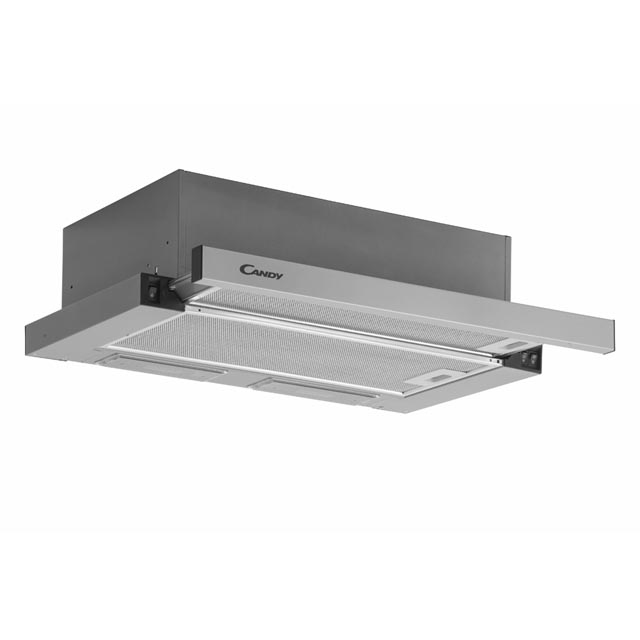 Candy CBT6240/1LX cooker hood Semi built-in (pull out) Stainless steel 262 m³/h
