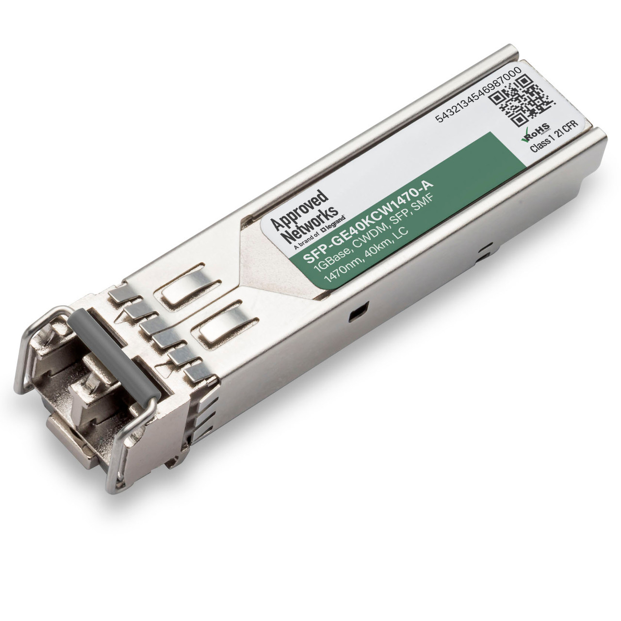 Legrand SFP-GE40KCW1470-A network transceiver module Fiber optic 1250 Mbit/s 1470 nm