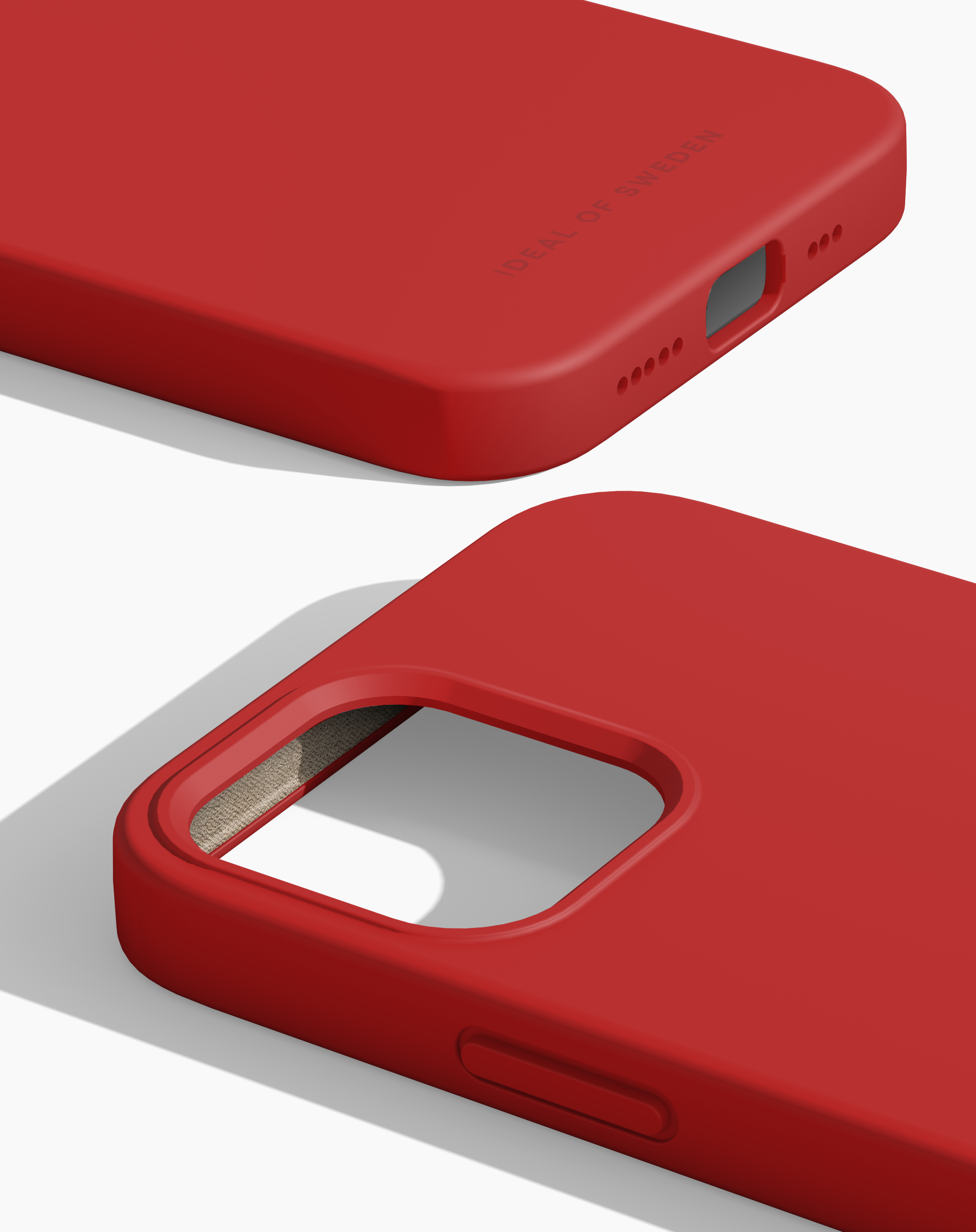 iDeal of Sweden Silicone Case iPhone 12 / 12 Pro Red – image 2