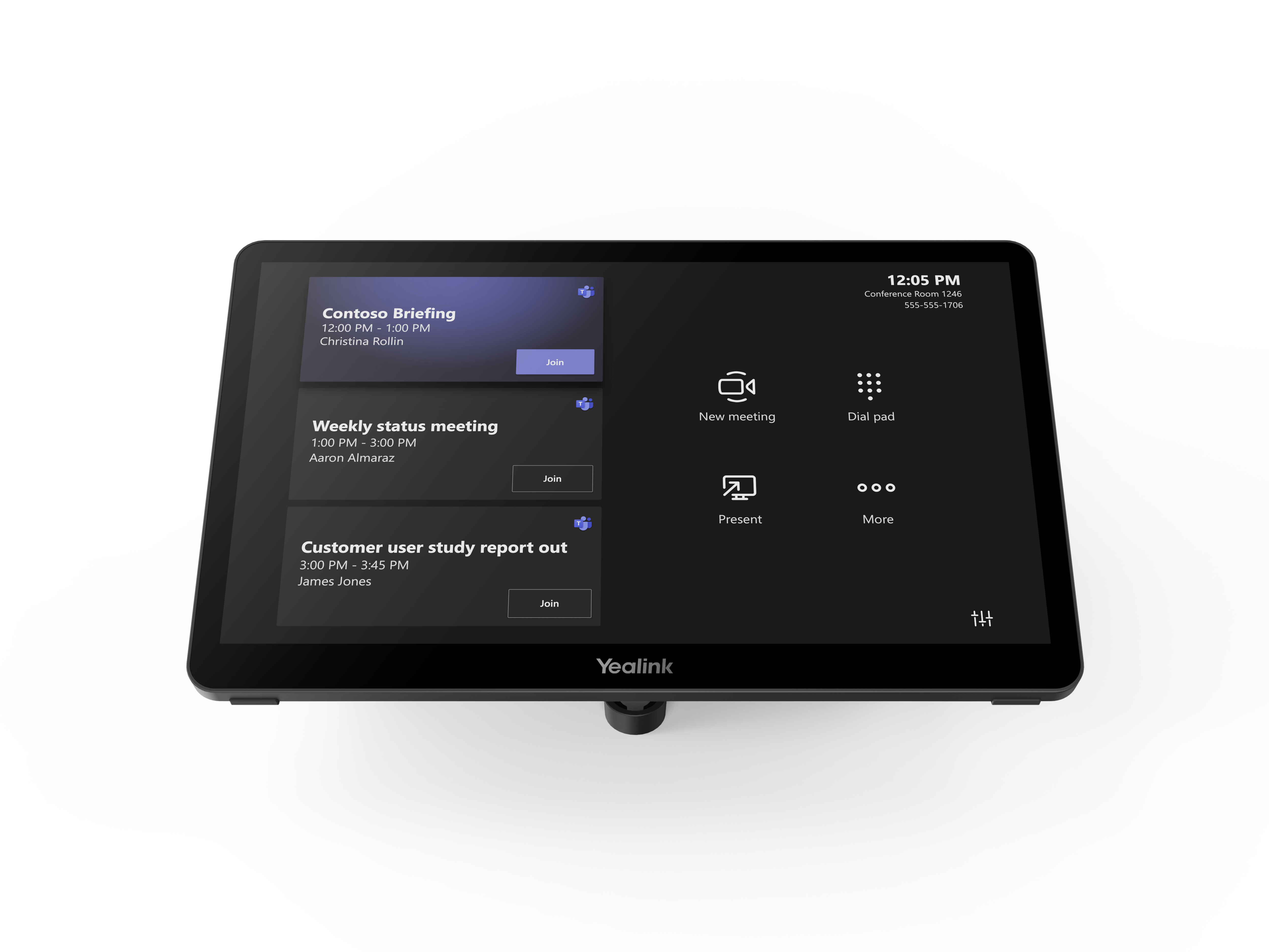 Yealink Mtouch Plus Controller Nero