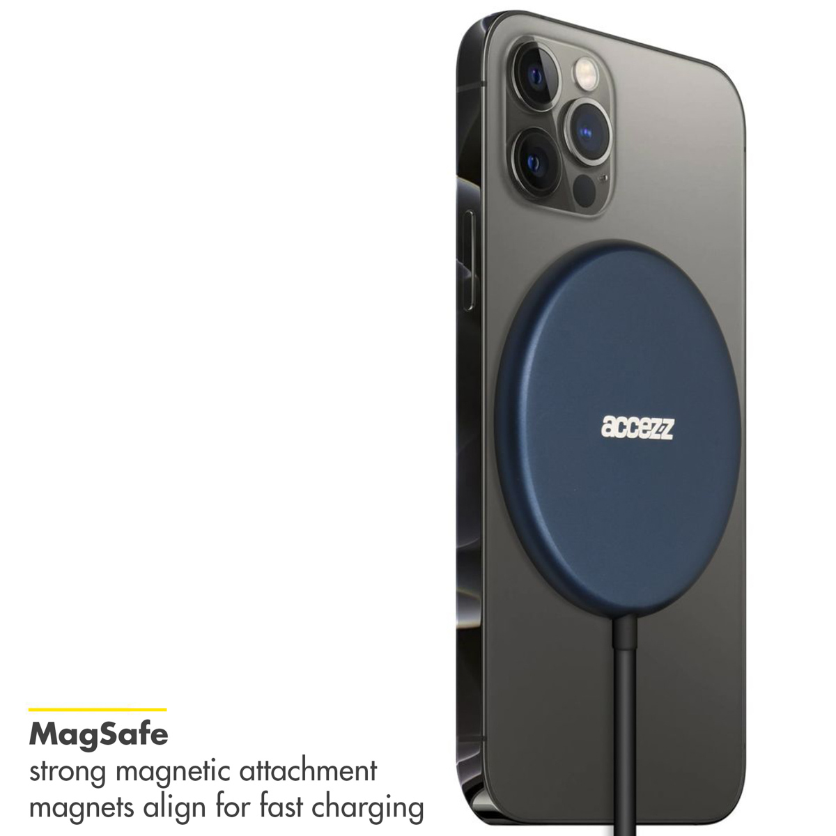 Accezz WIRELESSCHARGER50252703 mobile device charger Smartphone Blue USB Wireless charging Fast charging Indoor – image 6