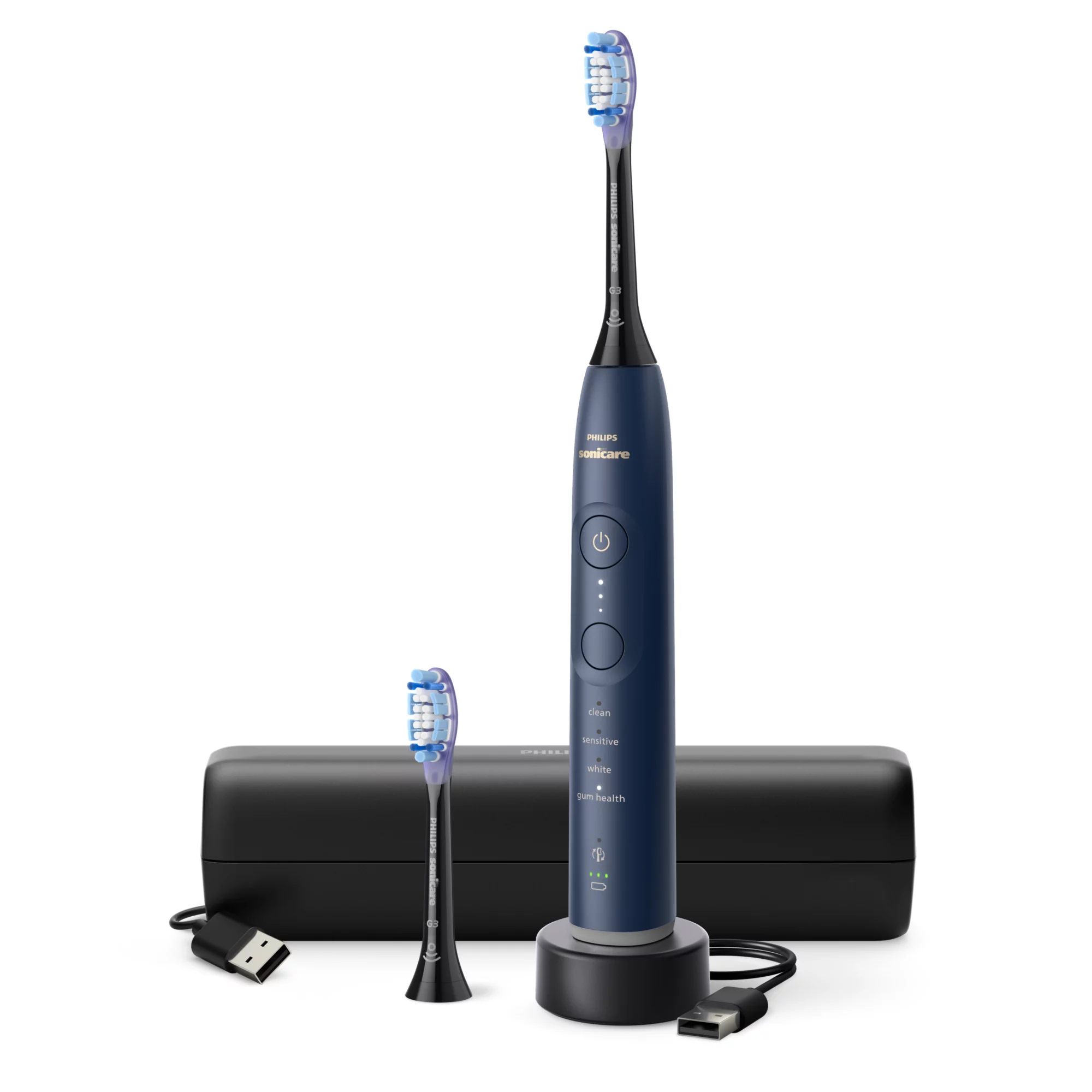 Philips HX7423/04 electric toothbrush Adult Sonic toothbrush Navy