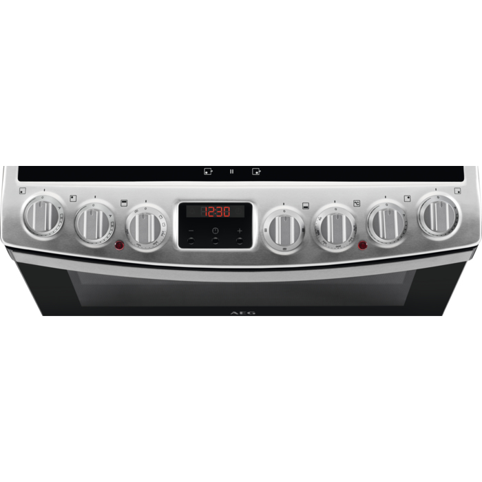 AEG CIB6730ACM Freestanding cooker Electric Ceramic hob Stainless steel – image 4