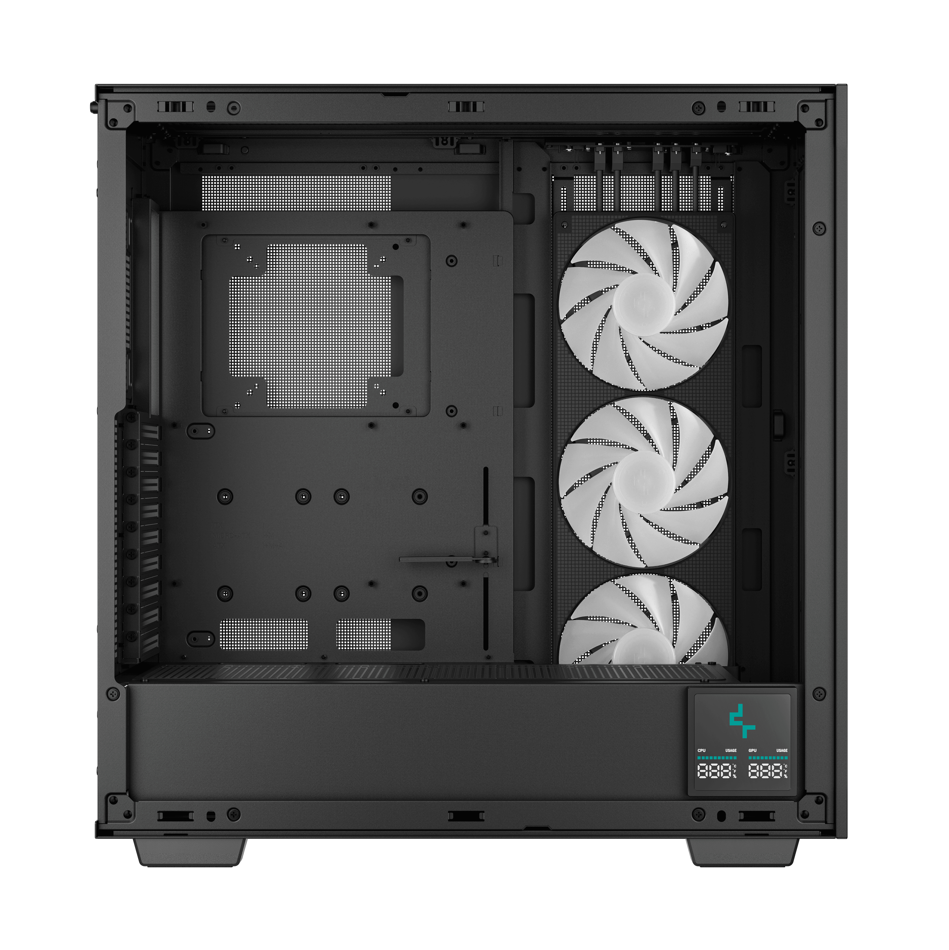 Gabinete Gamer Deepcool Morpheus - Torre - Mini-ITX/M-ATX/ATX/E-ATX - 1 Ventilador - Panel Lateral - R-MORPHEUS-BKAPA1-G-1