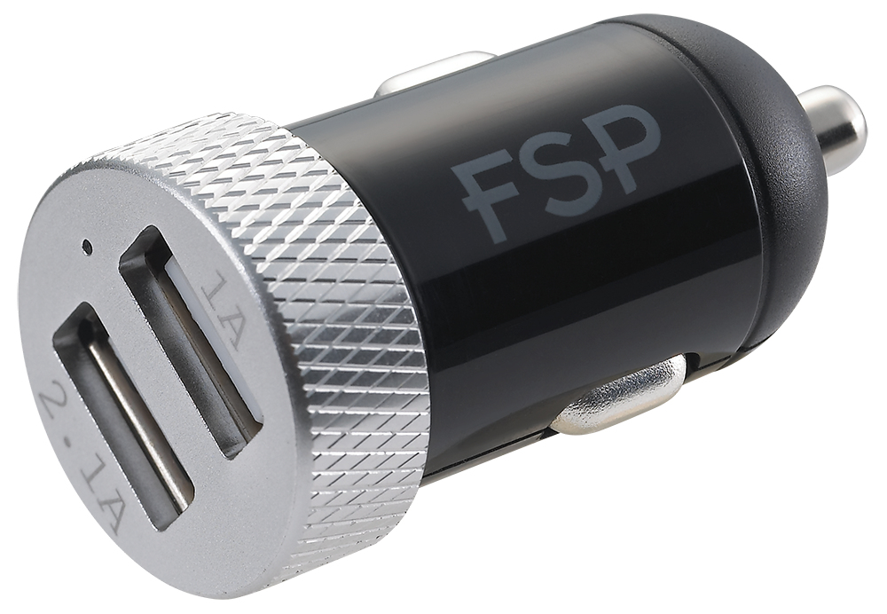 FSP PNA0150200 mobile device charger Universal Black, Silver DC Auto – image 1