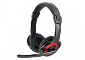 NGS Vox600USB Headset Wired Head-band Gaming Black, Red – image 1