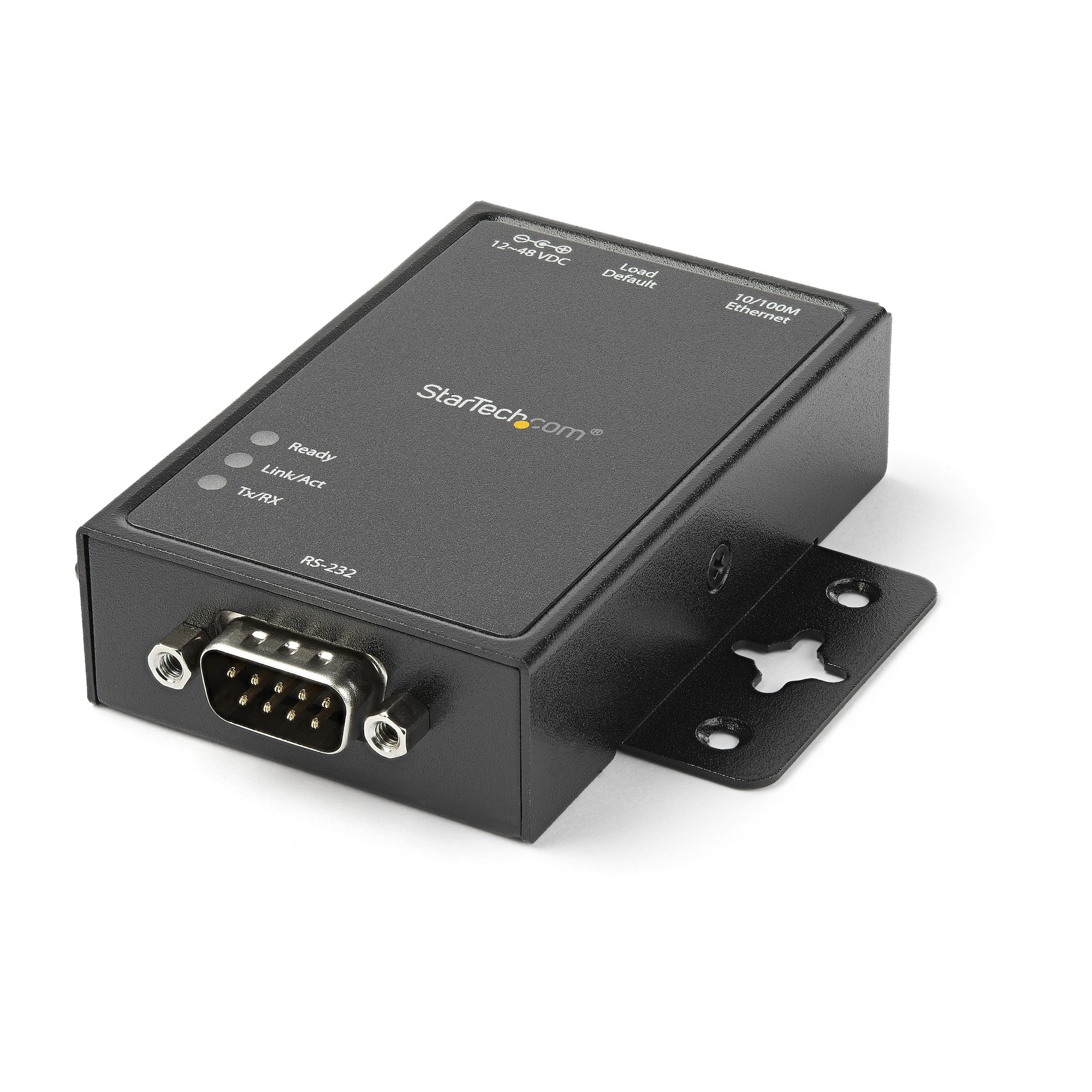 StarTech.com 1-Port Serial-to-IP Ethernet Device Server - RS232 - DIN Rail and Surface Mountable - Aluminum