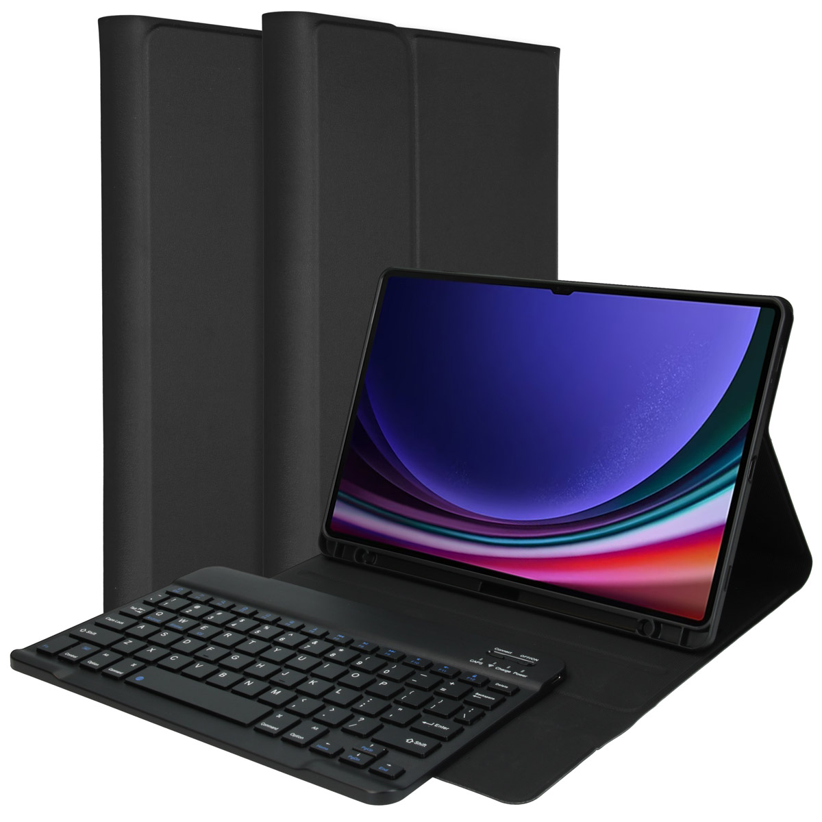 Accezz SH00065373 mobile device keyboard QWERTY Bluetooth Black – image 1