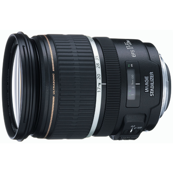 Canon EF-S17-55IS Standard zoom lens Black