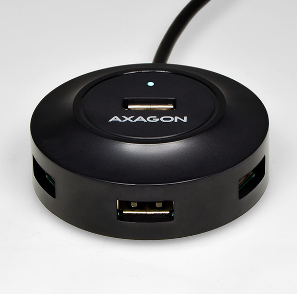 Axagon HUE-X6GB interface hub USB 2.0 480 Mbit/s Black – image 9
