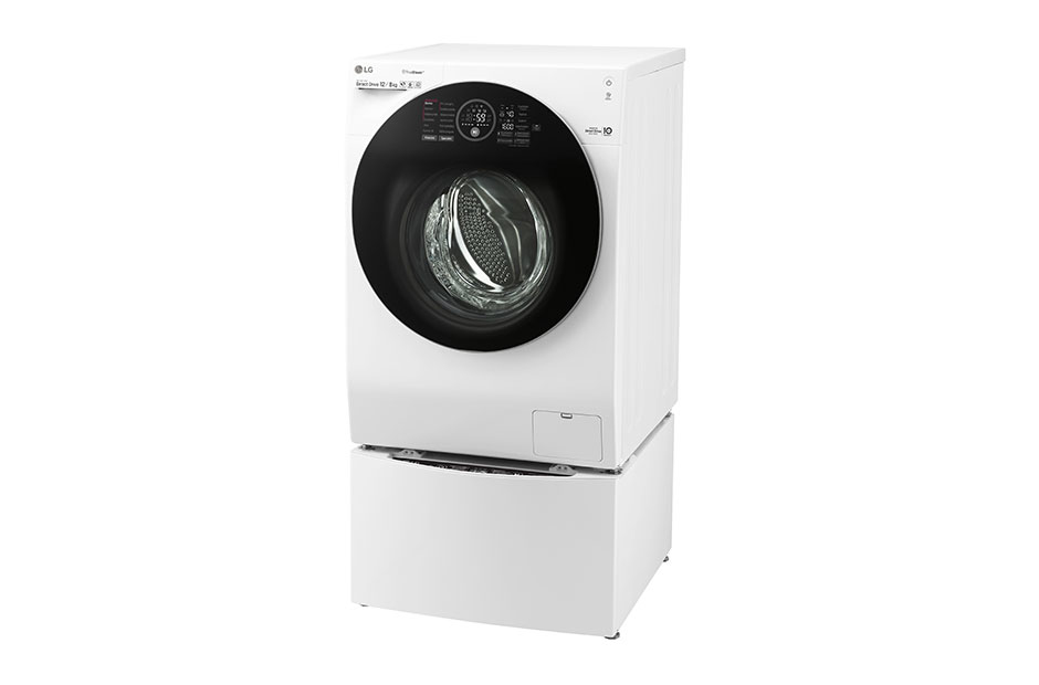 LG F126G1BCH2N washer dryer Freestanding Front-load Black, White – image 6