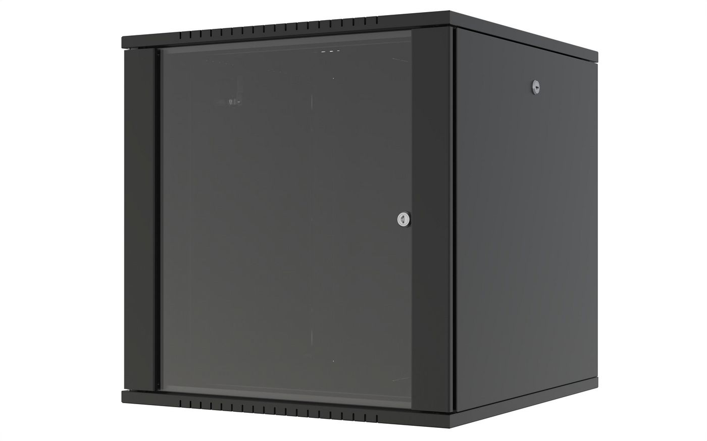 Lanview RWF12U66BL rack cabinet 12U Wall mounted rack Black – image 1