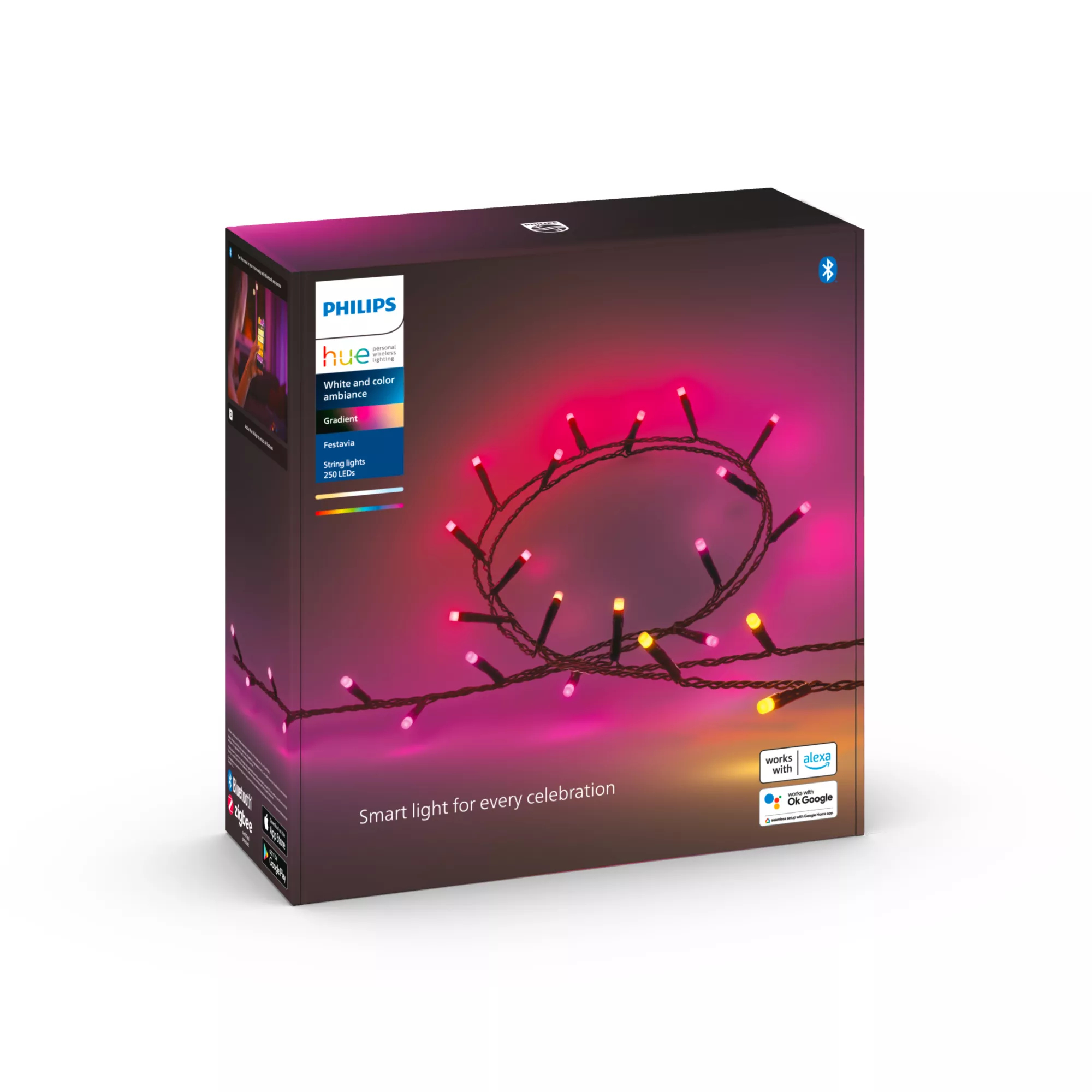 Philips by Signify Philips Hue White and colour ambience 8719514465619 smart lighting Smart strip light Bluetooth/Zigbee – image 3