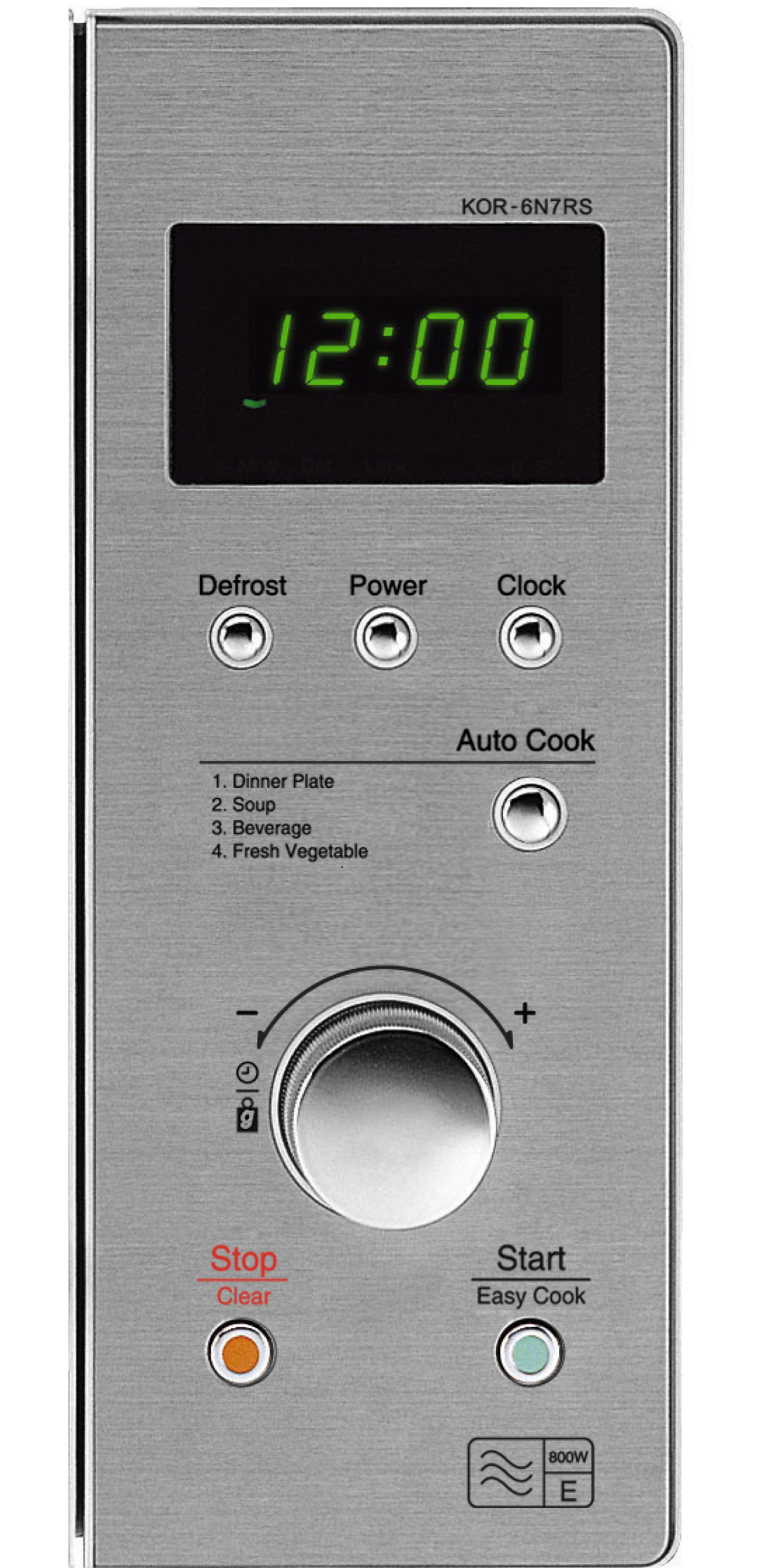 Daewoo KOR6N7RS microwave Stainless steel Solo microwave Countertop – image 2