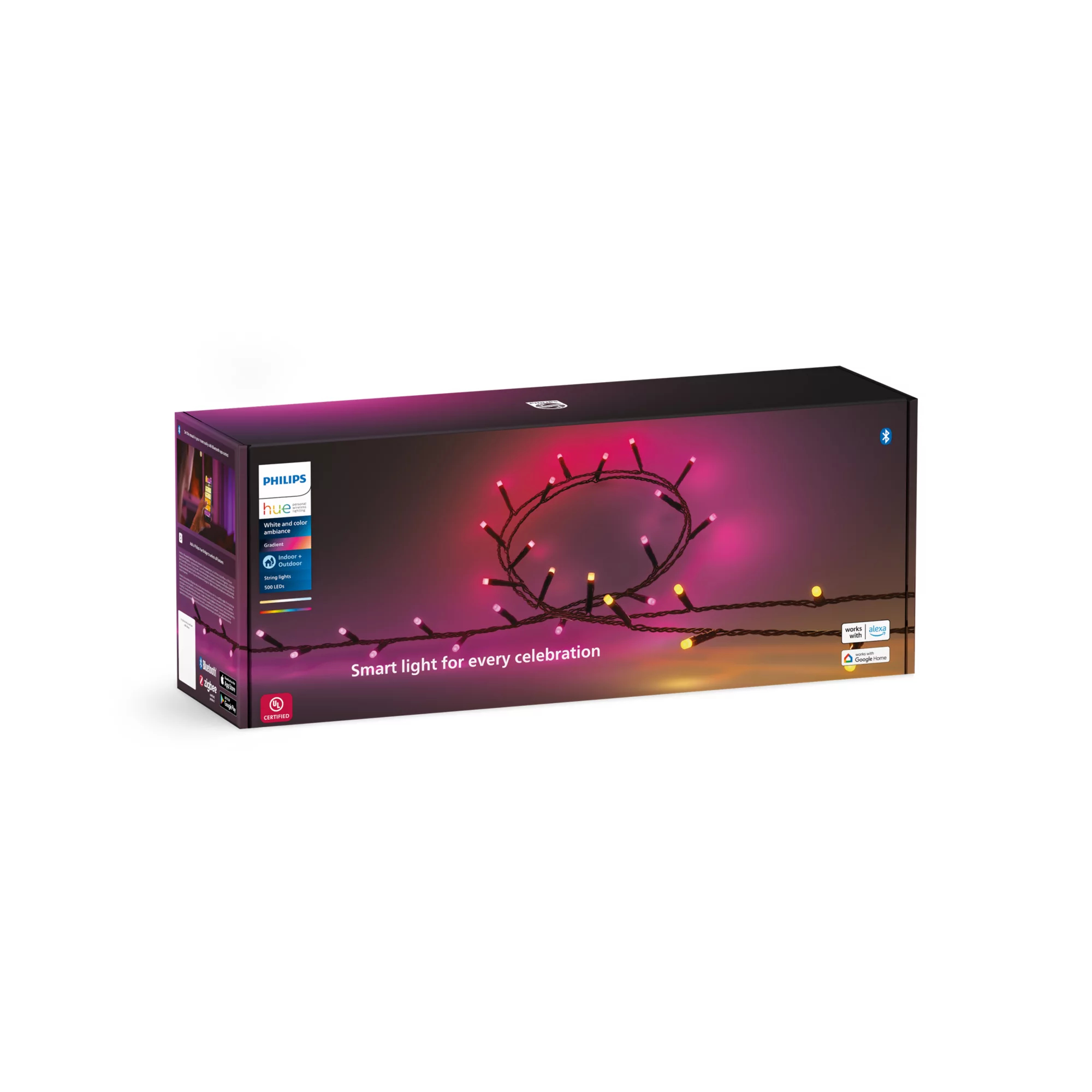 Philips by Signify Philips Hue White and colour ambience 046677585365 smart lighting Smart strip light Bluetooth/Zigbee – image 3