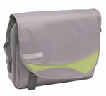 Techair Nylon Messenger Case Grey/Green 15.4"