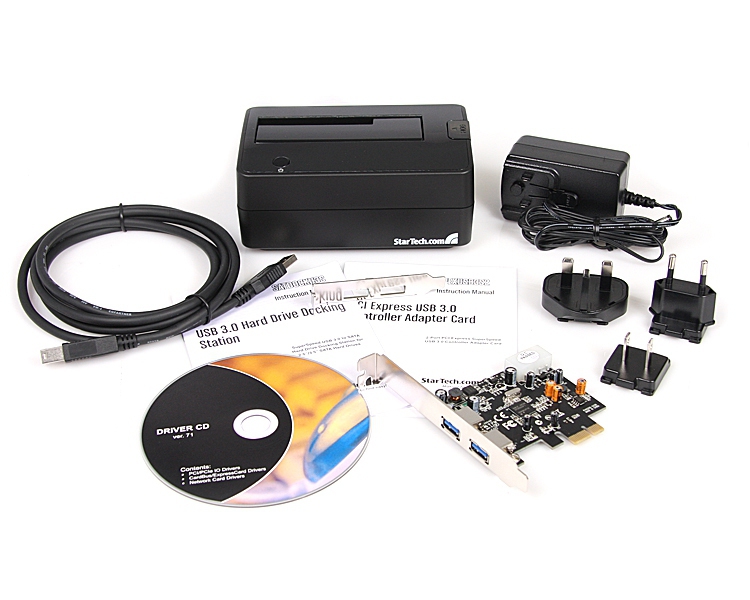 StarTech.com SATA Hard Drive Docking Station, USB 3.0 w/ PCIe Controller – image 6