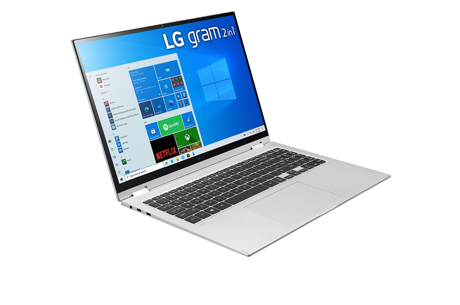 LG Gram 16T90P-K.AAS9U1 laptop Intel® Core™ i7 i7-1165G7 Hybrid (2-in-1) – image 2