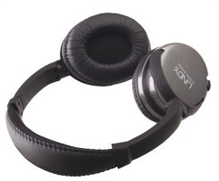 Lindy WHF-45 Headphones Wireless Head-band Music Black, Grey – image 2