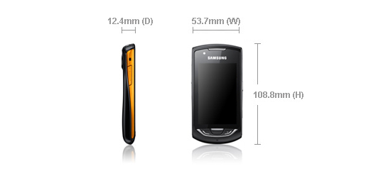 Samsung GT-S5620 7.62 cm (3") 93.1 g Black – image 3