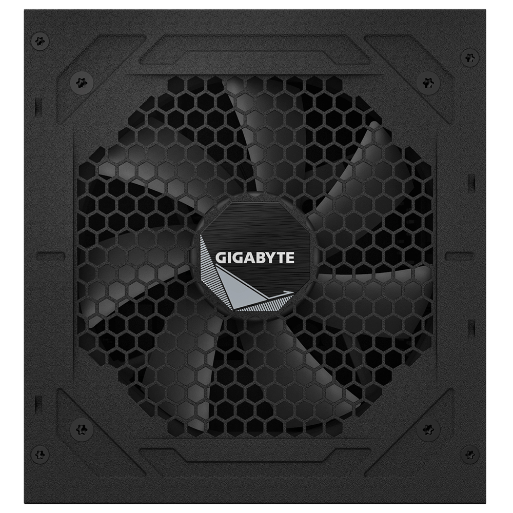 Fuente de Poder 850W 80+Gold Gigabyte UD850GM PG5 V2 . 1x 24pin, 2x 8pin CPU, 4x 8pin PCIE, 1x 12VHPWR, Color Negro
