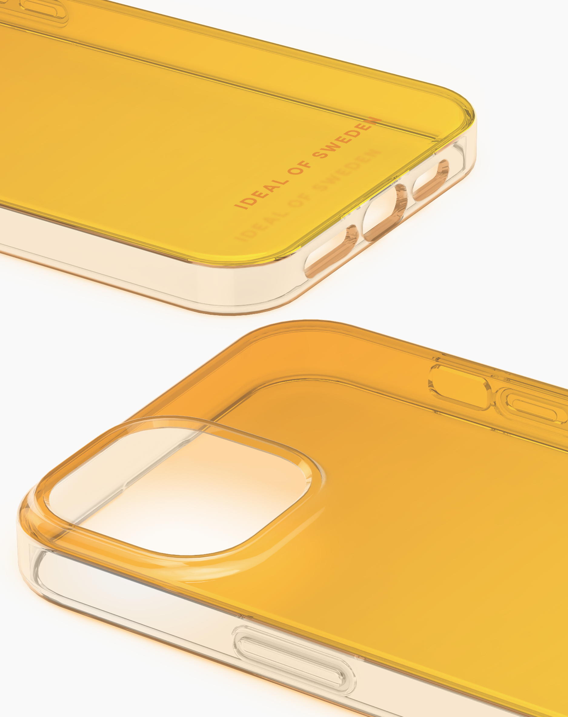 iDeal of Sweden Clear Case iPhone 15 Plus Orange Spritz – image 3