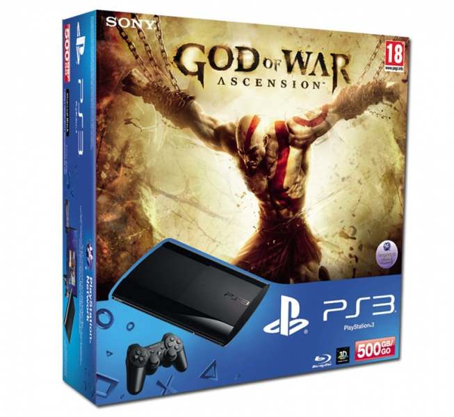 Sony Interactive Entertainment 500GB PlayStation 3 Super Slim + God of War: Ascension