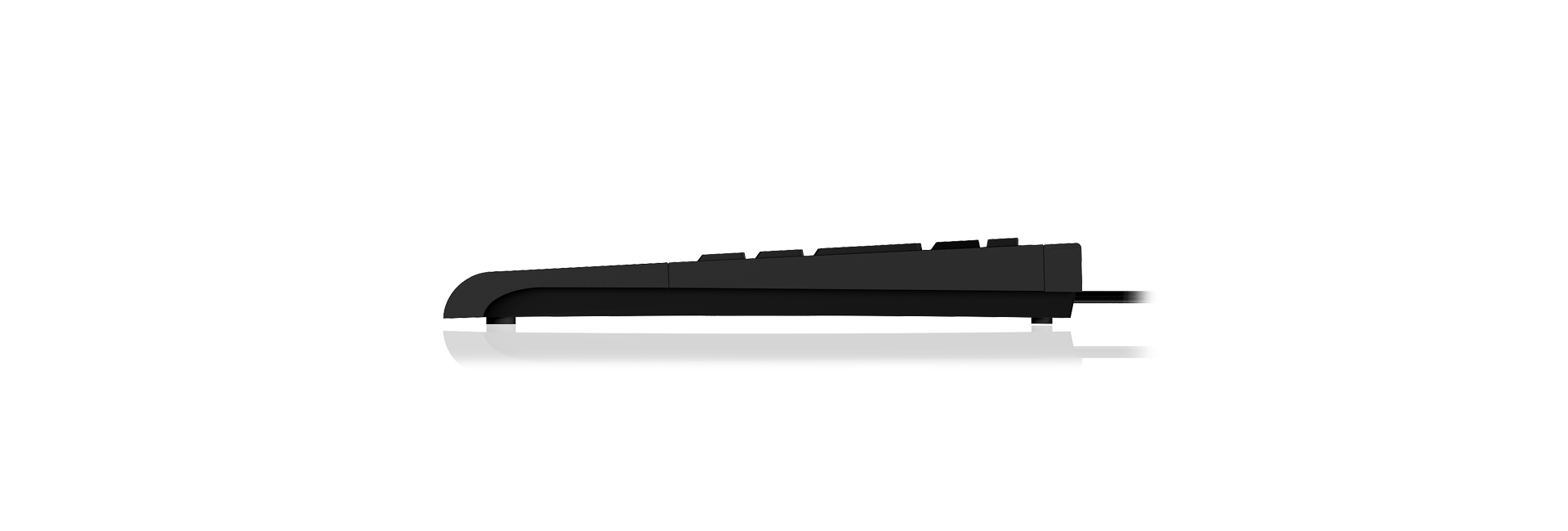 ICY BOX ACK-340U+ keyboard Universal USB QWERTZ German Black – image 4